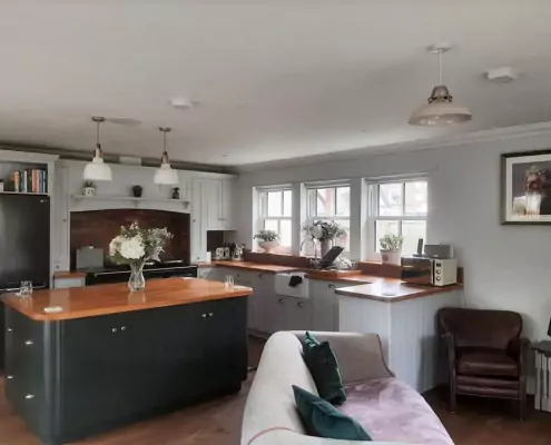 Allsopp and Morgan Painting and Decorating Services image of kitchen completed by Peter and Lincoln